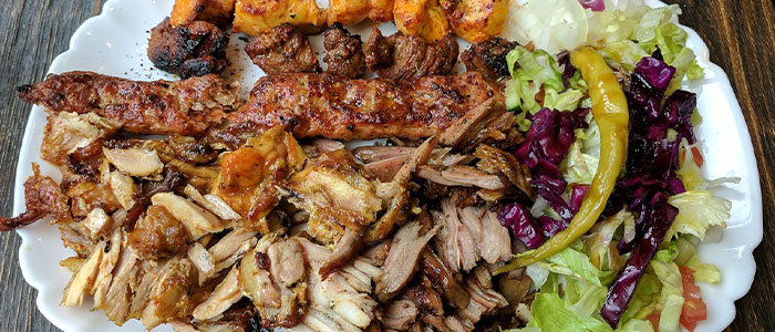 Chicken & Donner Kebab  Large 