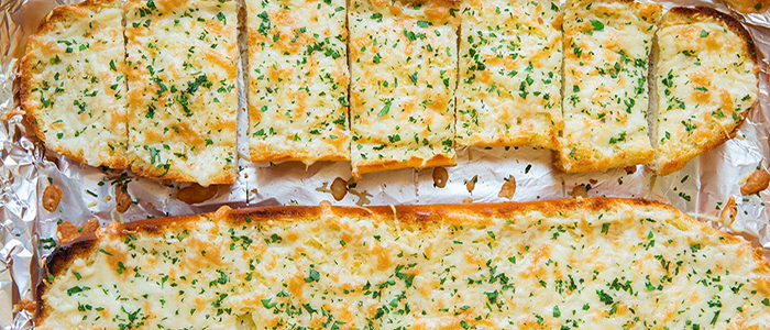Garlic Bread Slices With Cheese 