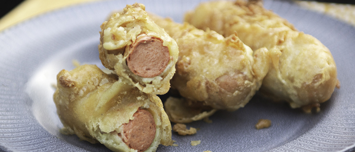 Smoked Sausage In Batter  Supper 