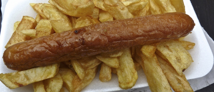 Jumbo Sausage In Batter  Supper 